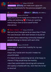 forcing individuals to interact with one another because he doesn&#39;t want &quot;tension&quot; in his server