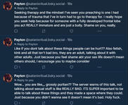 blocking &amp; unblocking someone to respond to their posts; harassment